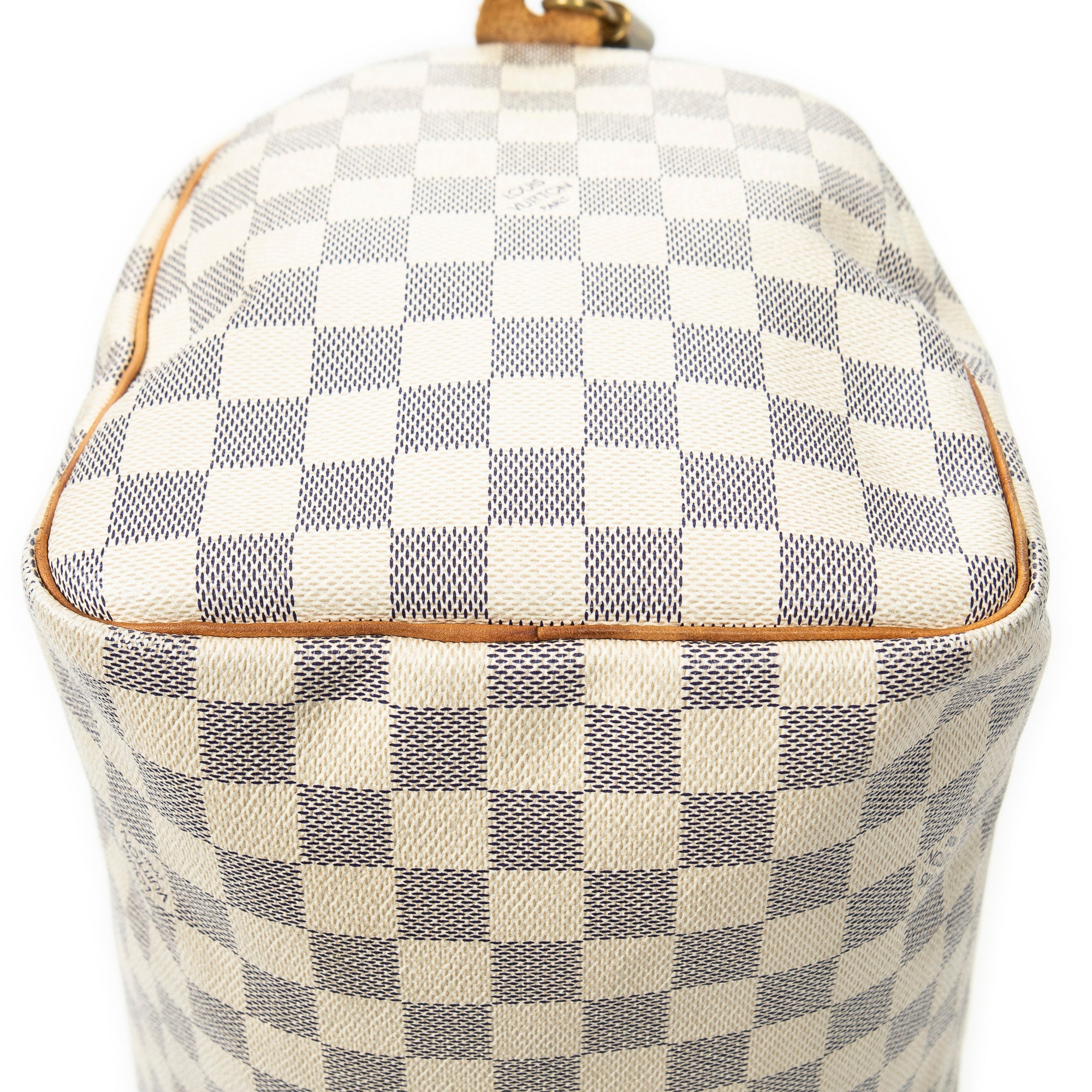 Handbag Speedy 30 Ivory Damier Azur