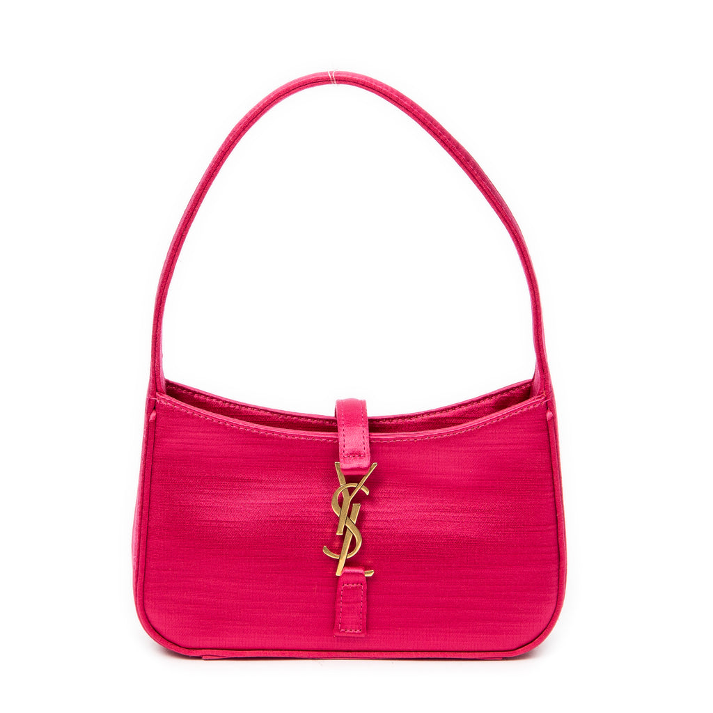 Shoulder bag Mini Le 5 À 7 Pink Satin Canvas