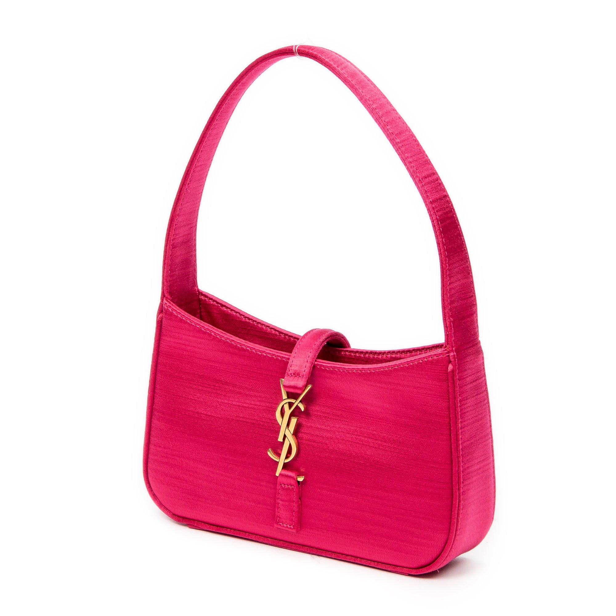 Shoulder bag Mini Le 5 À 7 Pink Satin Canvas
