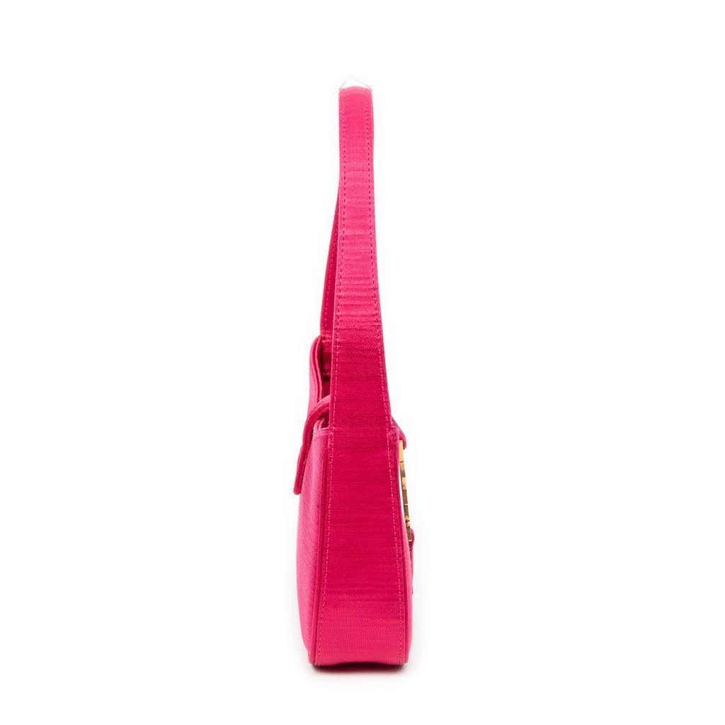Shoulder bag Mini Le 5 À 7 Pink Satin Canvas