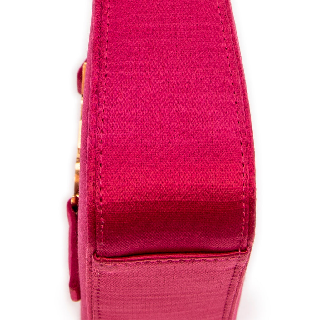 Shoulder bag Mini Le 5 À 7 Pink Satin Canvas