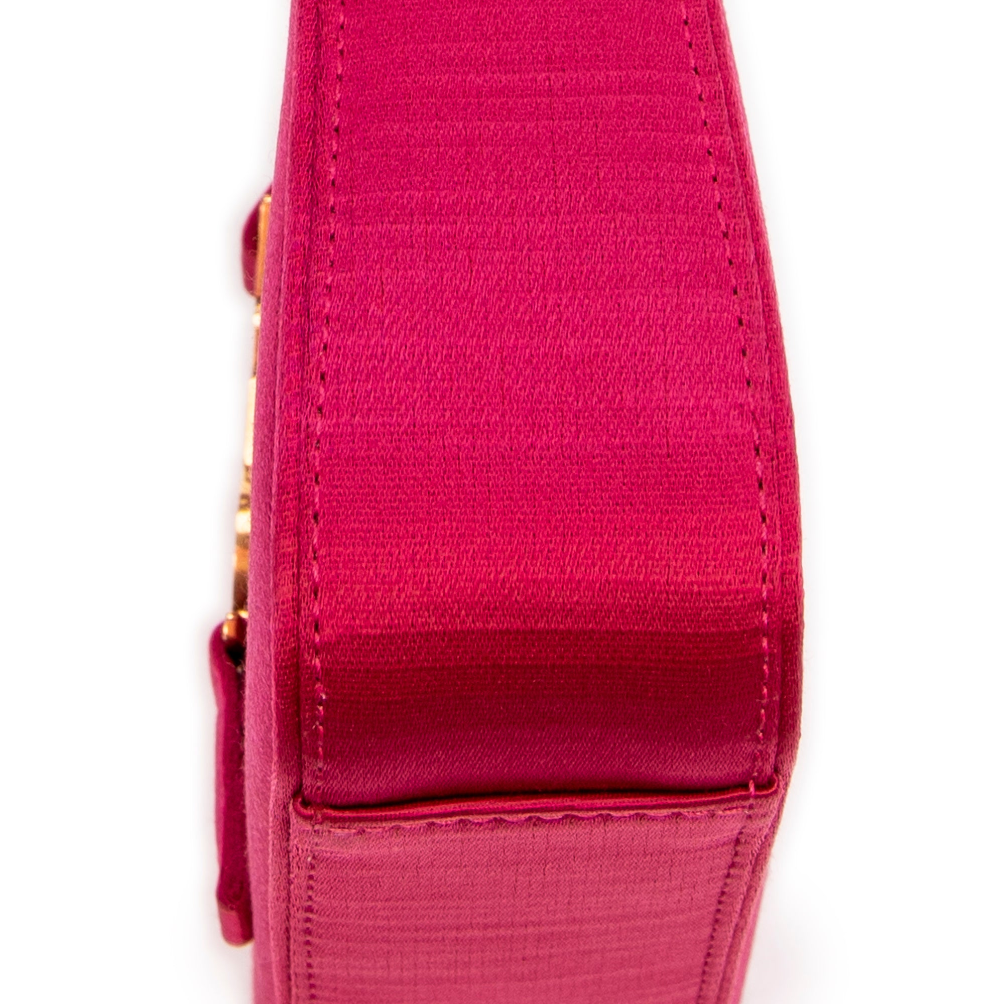 Shoulder bag Mini Le 5 À 7 Pink Satin Canvas