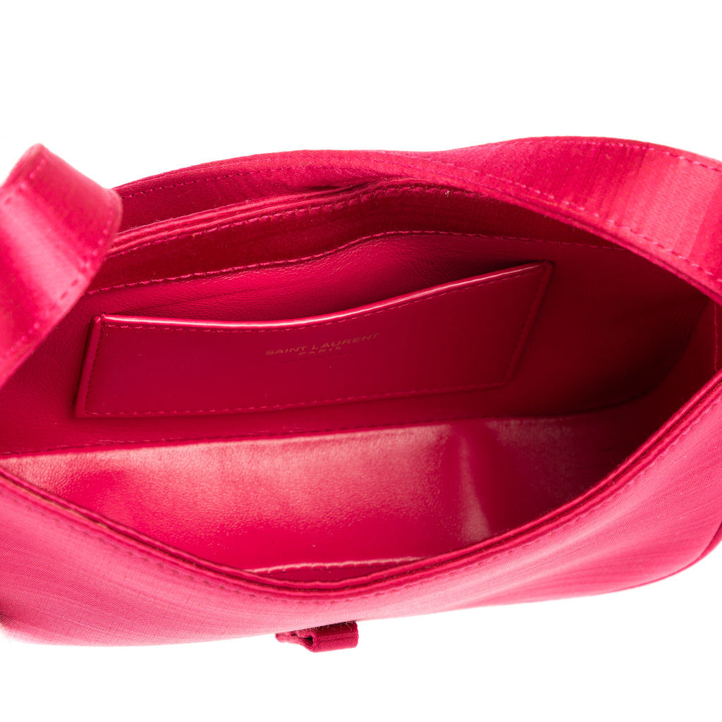 Shoulder bag Mini Le 5 À 7 Pink Satin Canvas