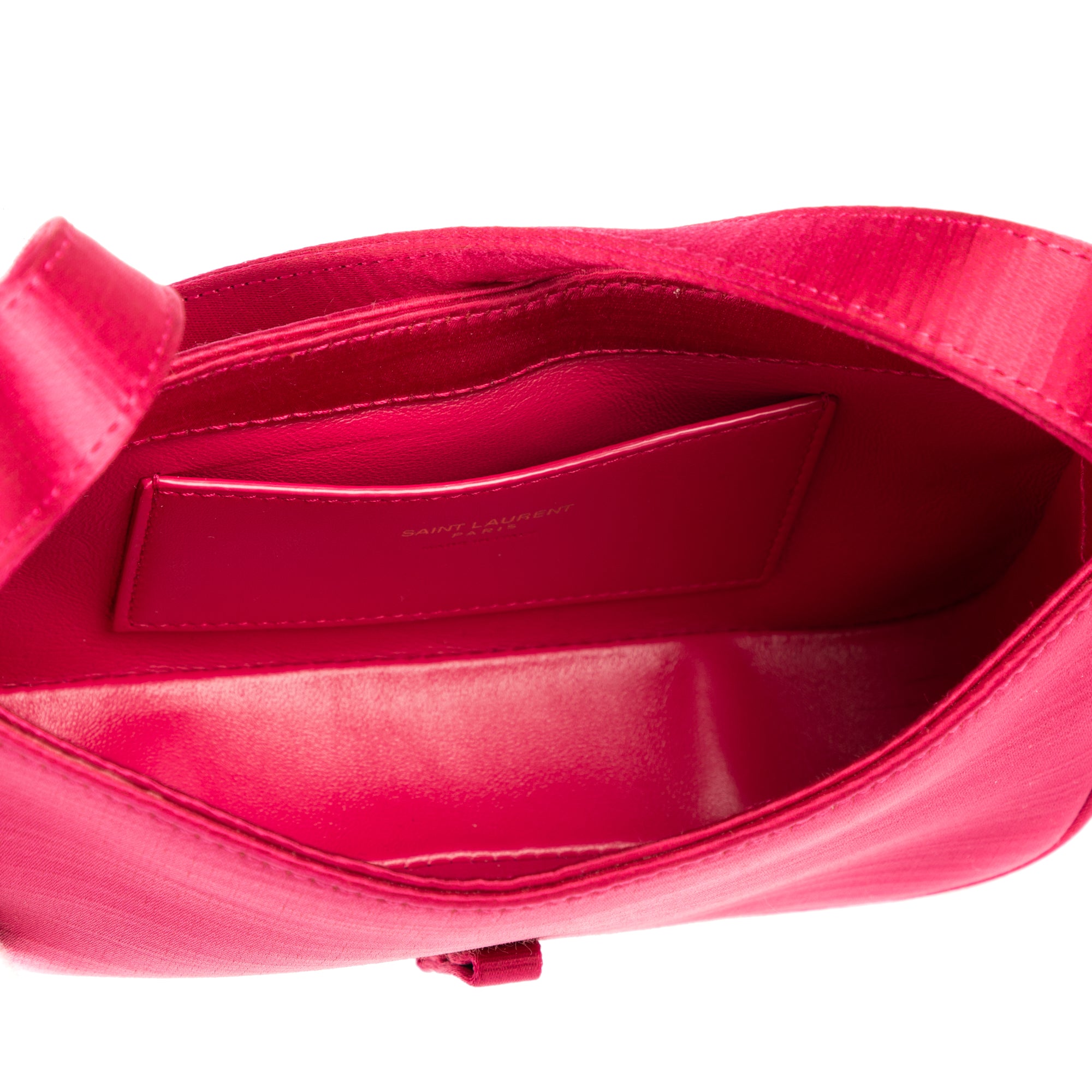 Shoulder bag Mini Le 5 À 7 Pink Satin Canvas