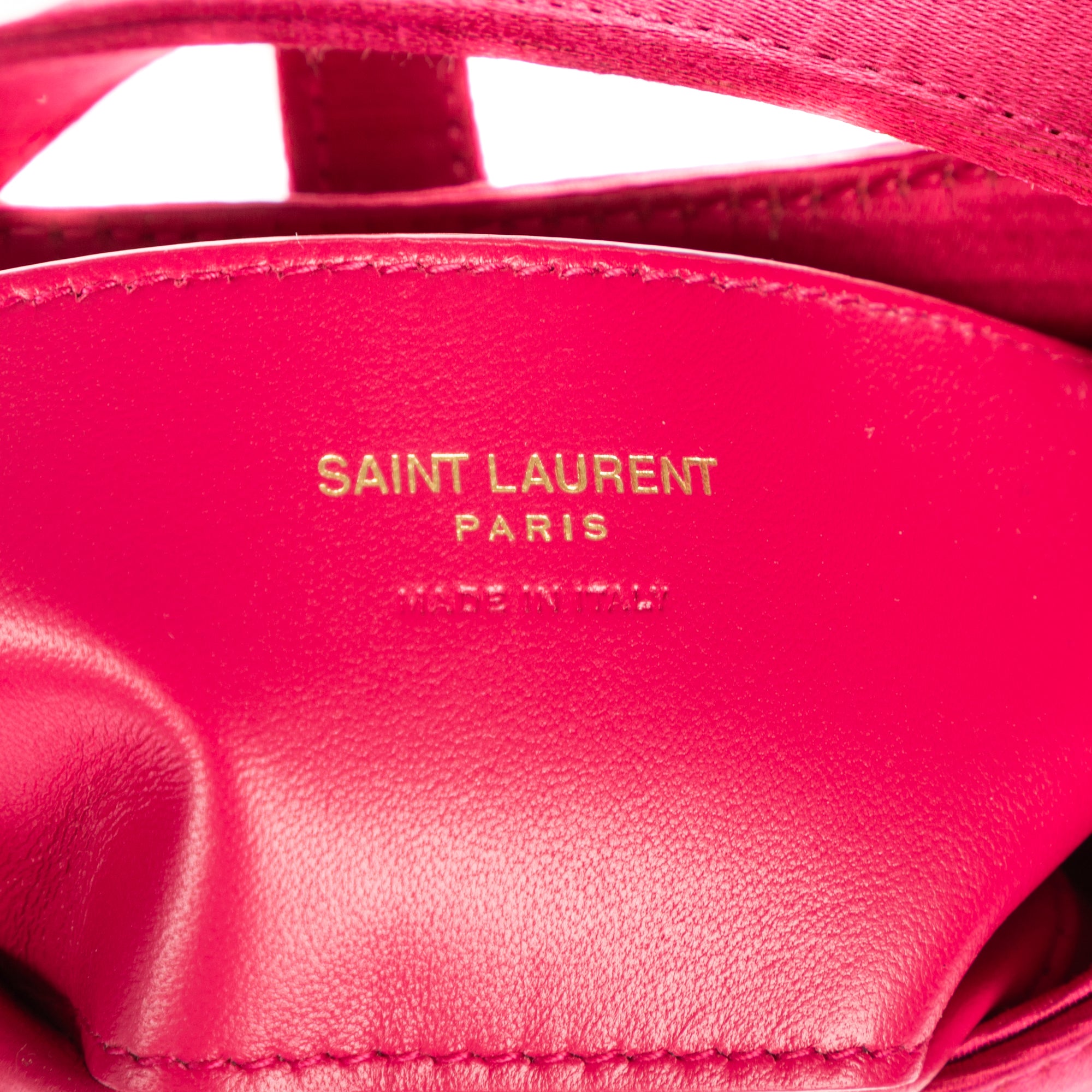 Shoulder bag Mini Le 5 À 7 Pink Satin Canvas