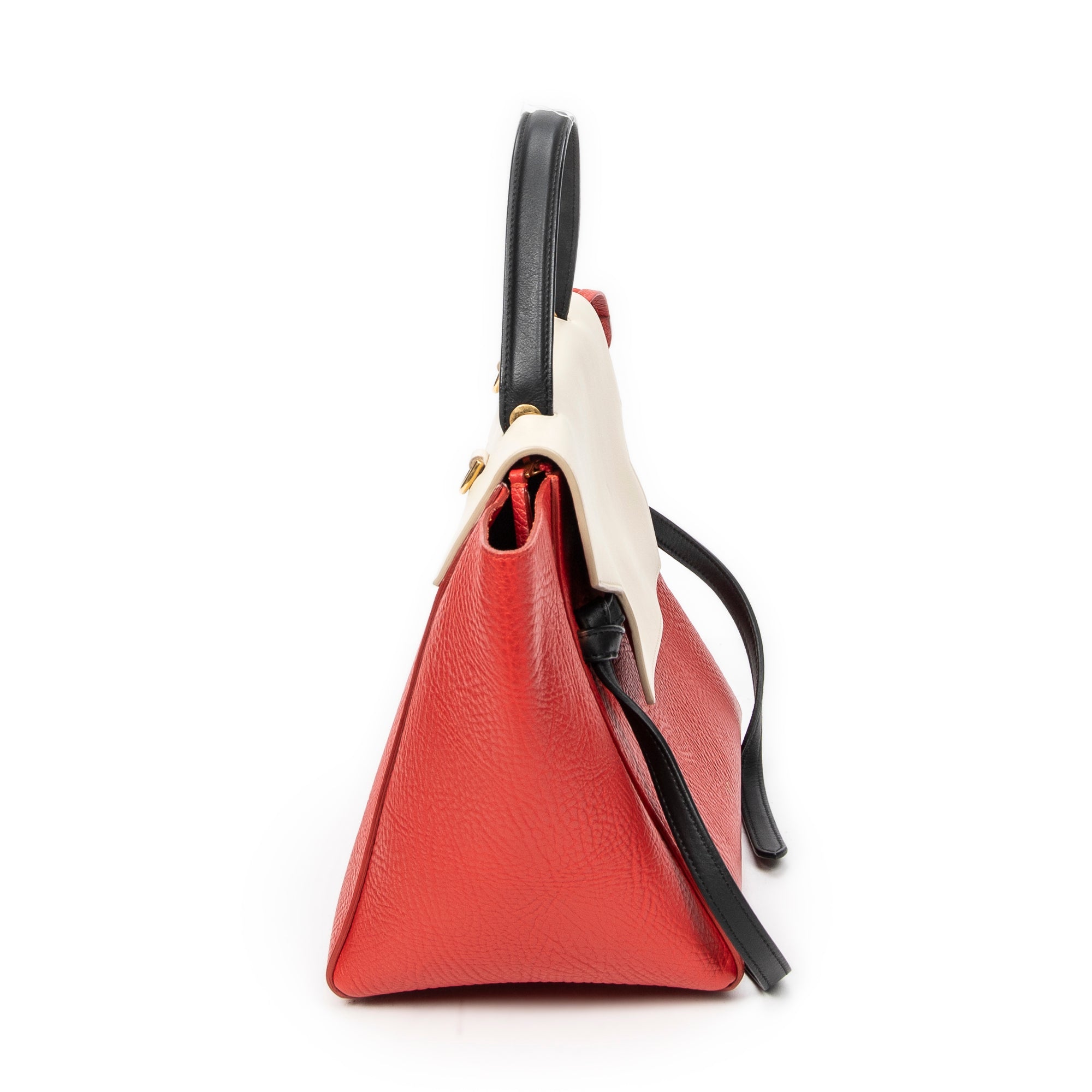 Shoulder bag Mini Tricolor Belt Bag Red Grained Calfskin Leather
