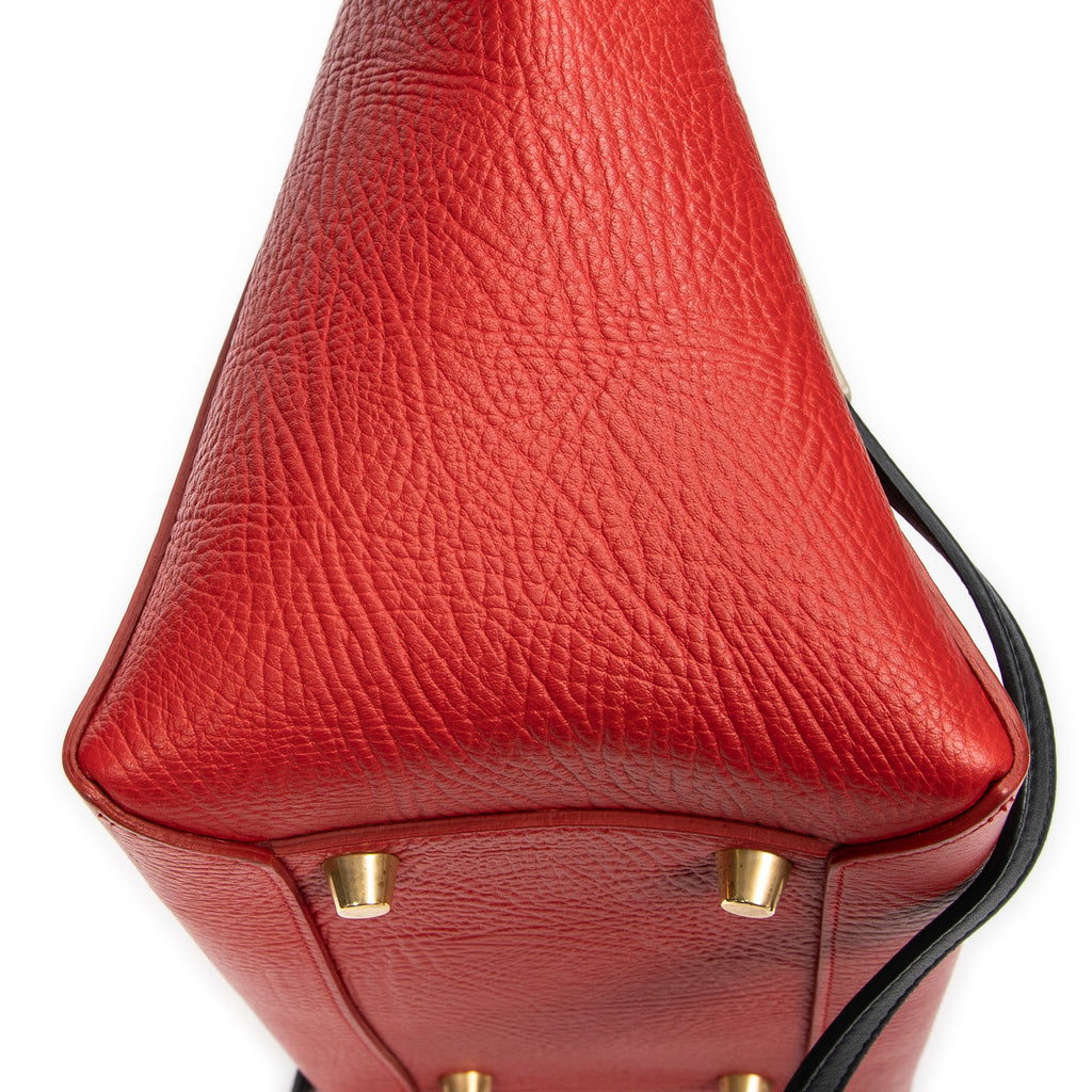 Shoulder bag Mini Tricolor Belt Bag Red Grained Calfskin Leather