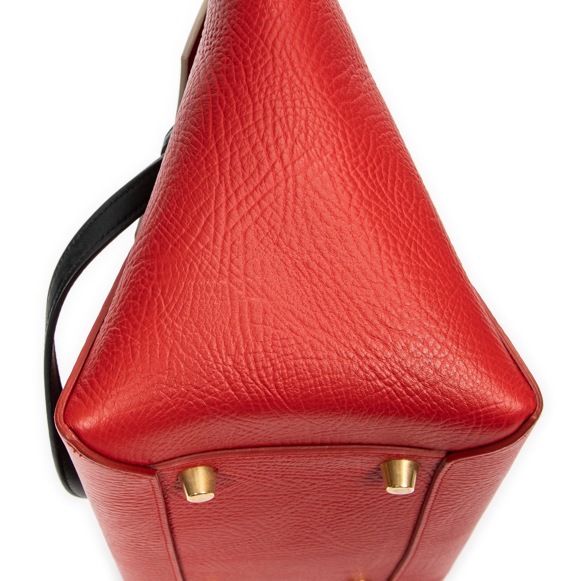 Shoulder bag Mini Tricolor Belt Bag Red Grained Calfskin Leather