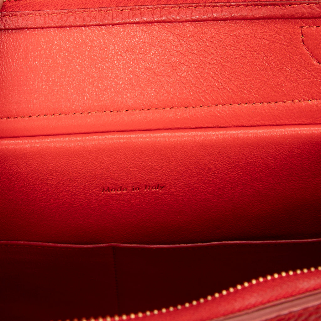 Shoulder bag Mini Tricolor Belt Bag Red Grained Calfskin Leather