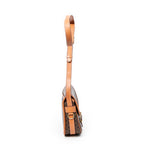 Shoulder bag Buckle Flap Crossbody Brown Macadam Coated Canvas