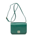 Shoulder bag Small Goya Flap Crossbody Green Smooth Leather