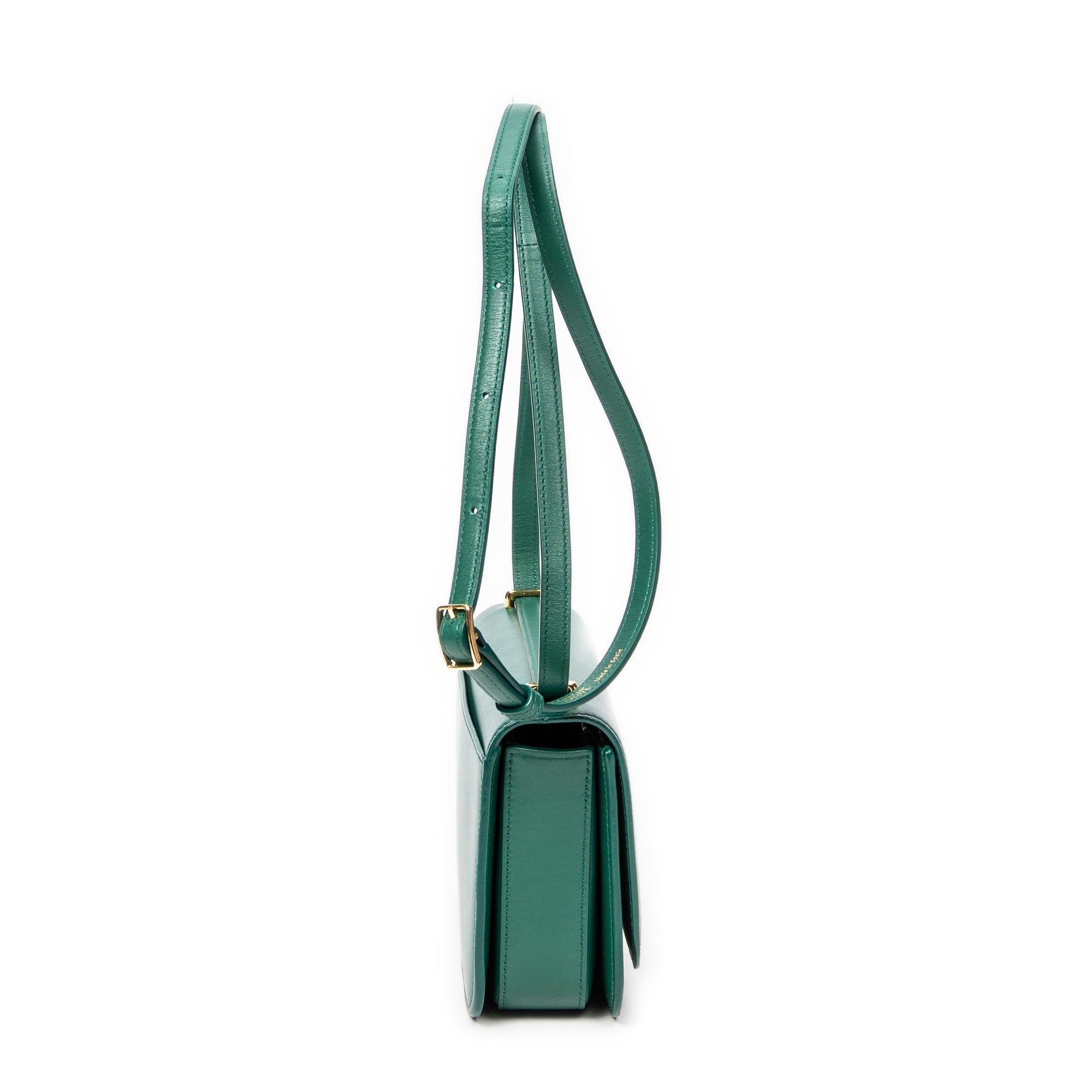 Shoulder bag Small Goya Flap Crossbody Green Smooth Leather