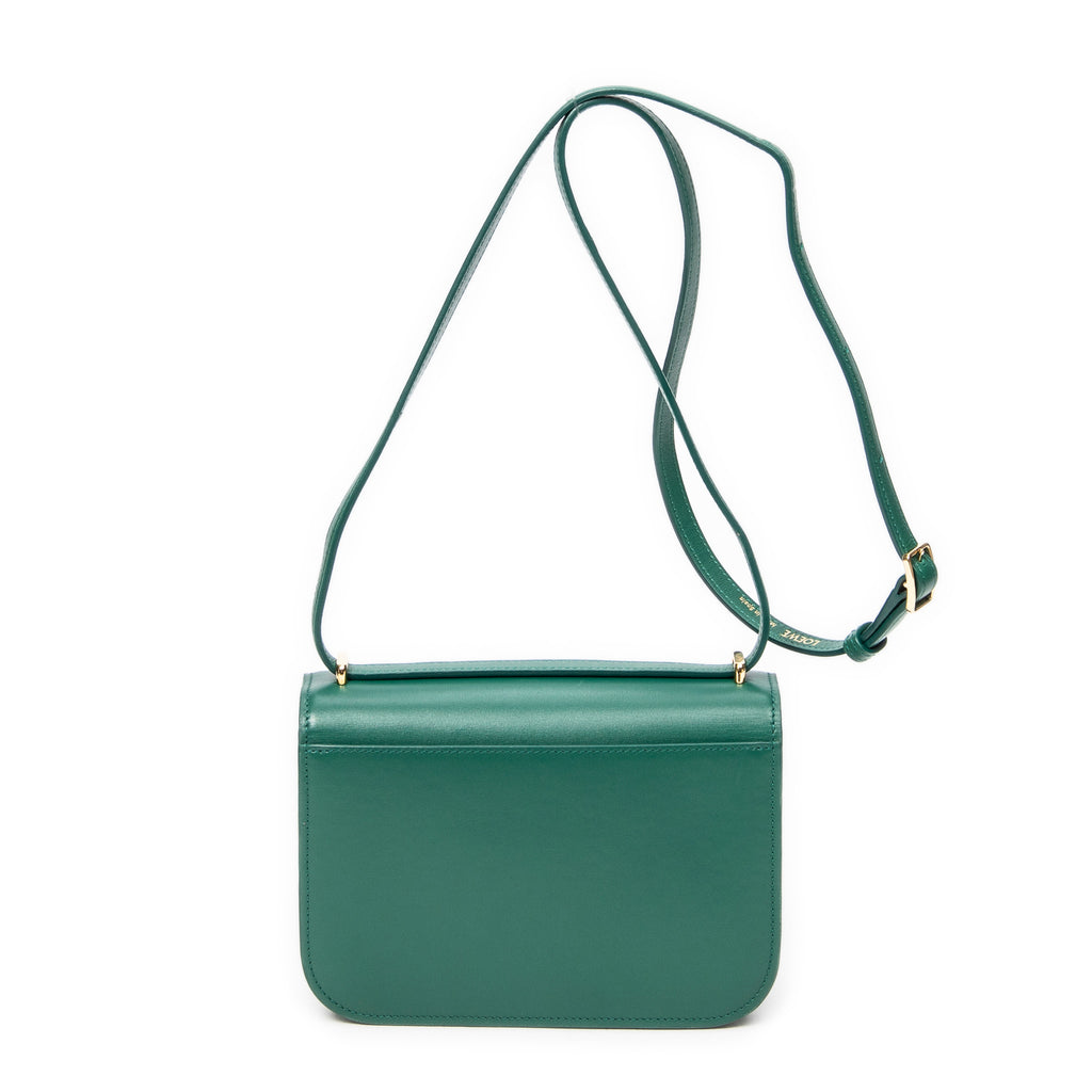 Shoulder bag Small Goya Flap Crossbody Green Smooth Leather
