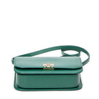 Shoulder bag Small Goya Flap Crossbody Green Smooth Leather