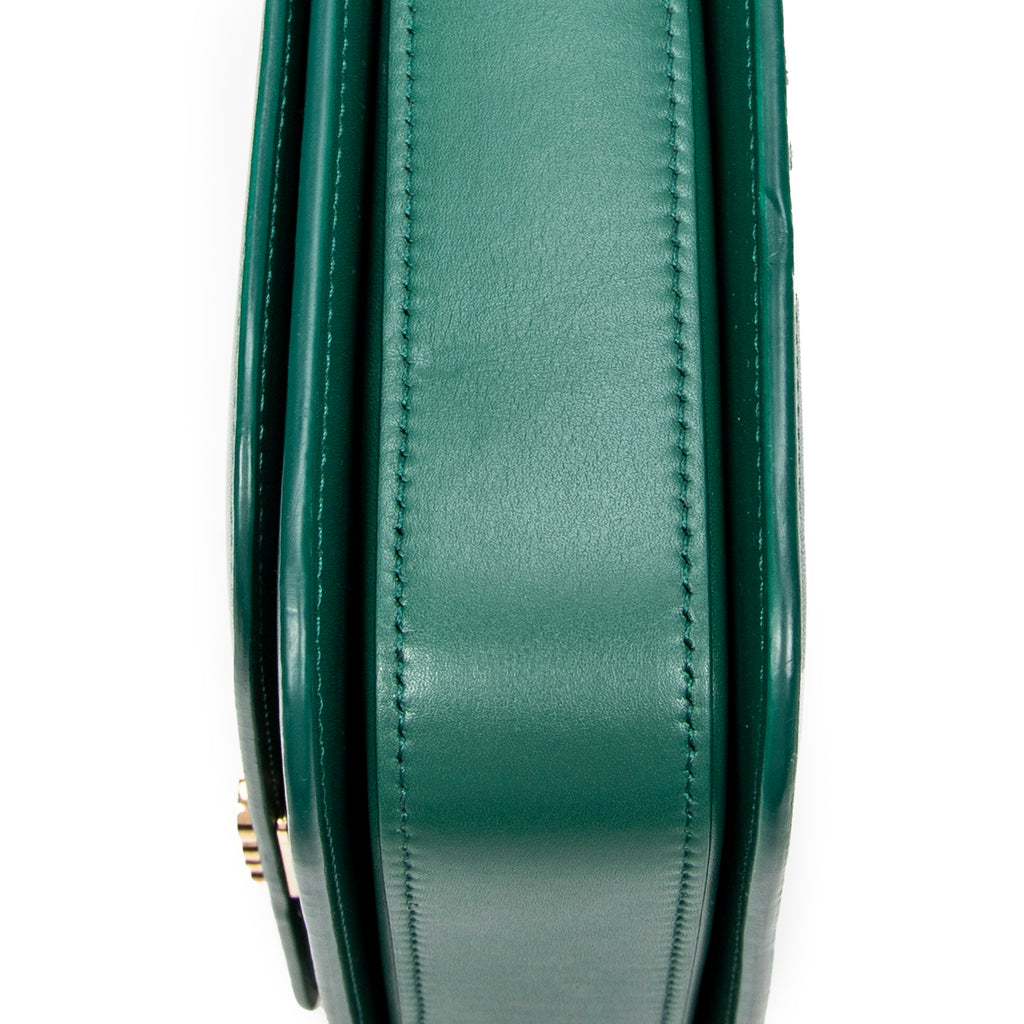 Shoulder bag Small Goya Flap Crossbody Green Smooth Leather