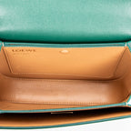 Shoulder bag Small Goya Flap Crossbody Green Smooth Leather