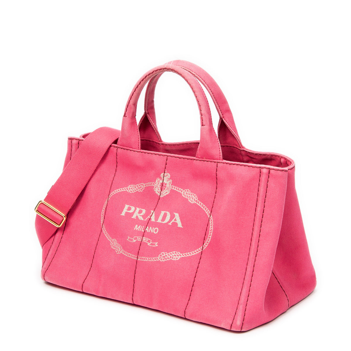 Shoulder bag Medium Canapa Tote Fuchsia Pink Canapa Canvas