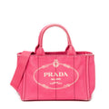 Shoulder bag Small Canapa Tote Fuchsia Pink Canapa Canvas