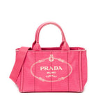 Shoulder bag Small Canapa Tote Fuchsia Pink Canapa Canvas