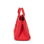 Bolso de mano pequeño Canapa de lona Canapa roja