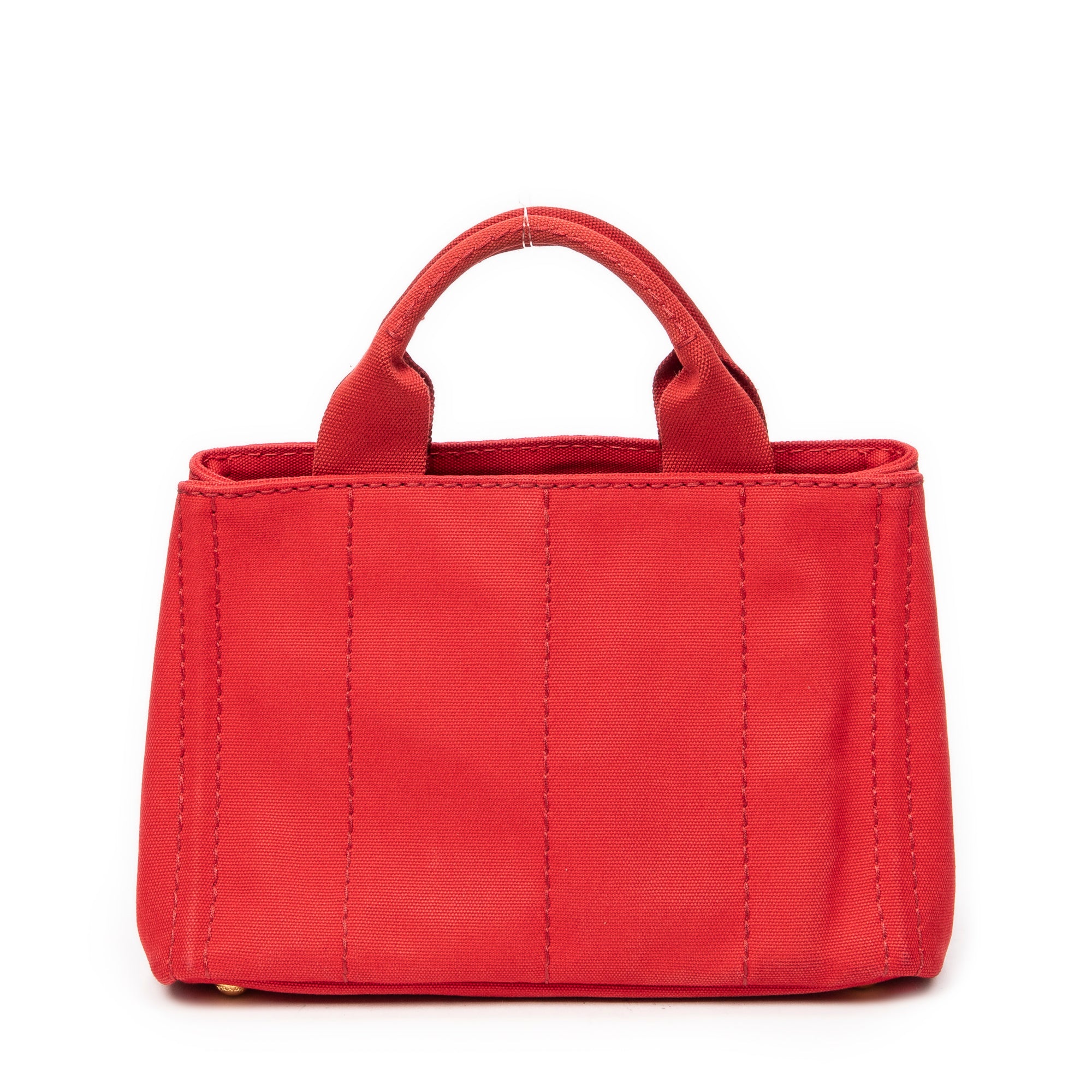 Bolso de mano pequeño Canapa de lona Canapa roja