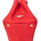 Bolso de mano pequeño Canapa de lona Canapa roja