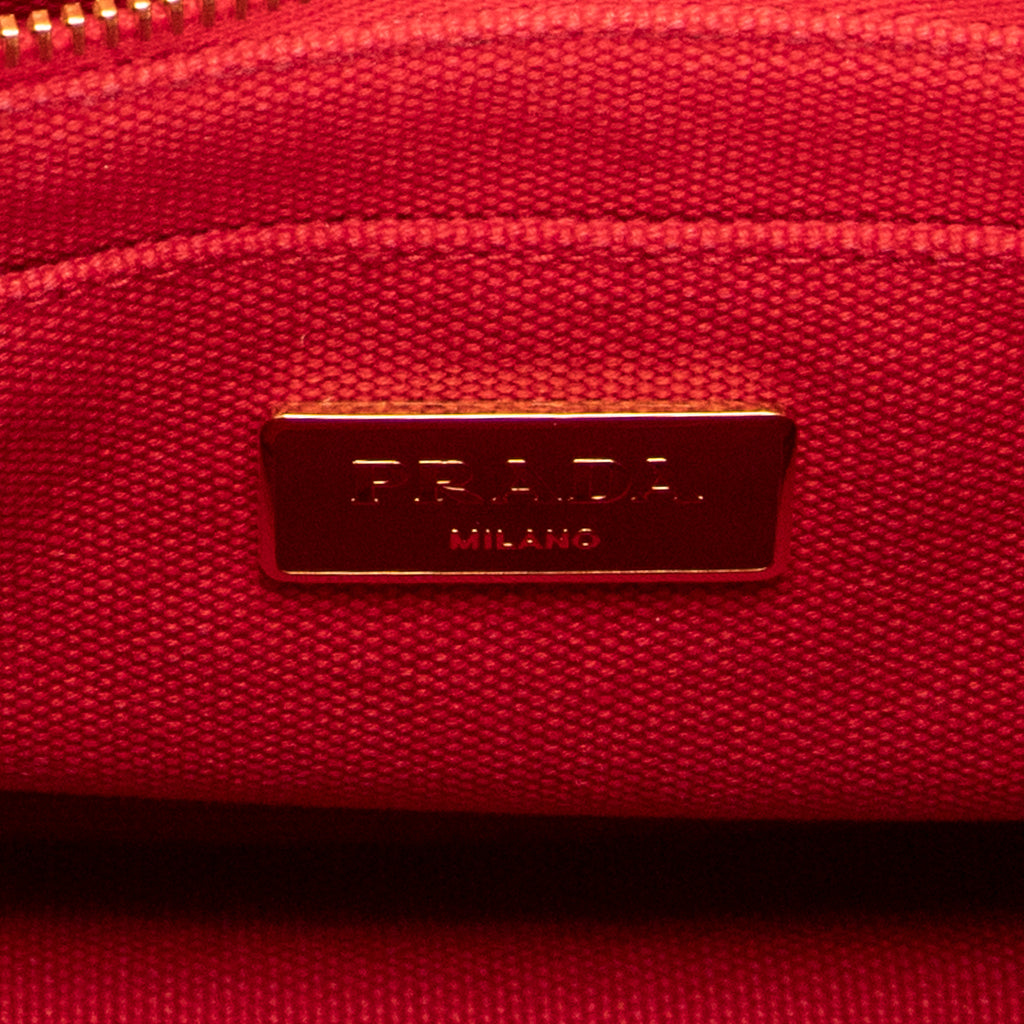 Bolso de mano pequeño Canapa de lona Canapa roja