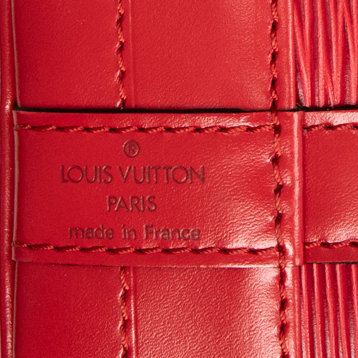 Shoulder bag Noe GM Red Epi