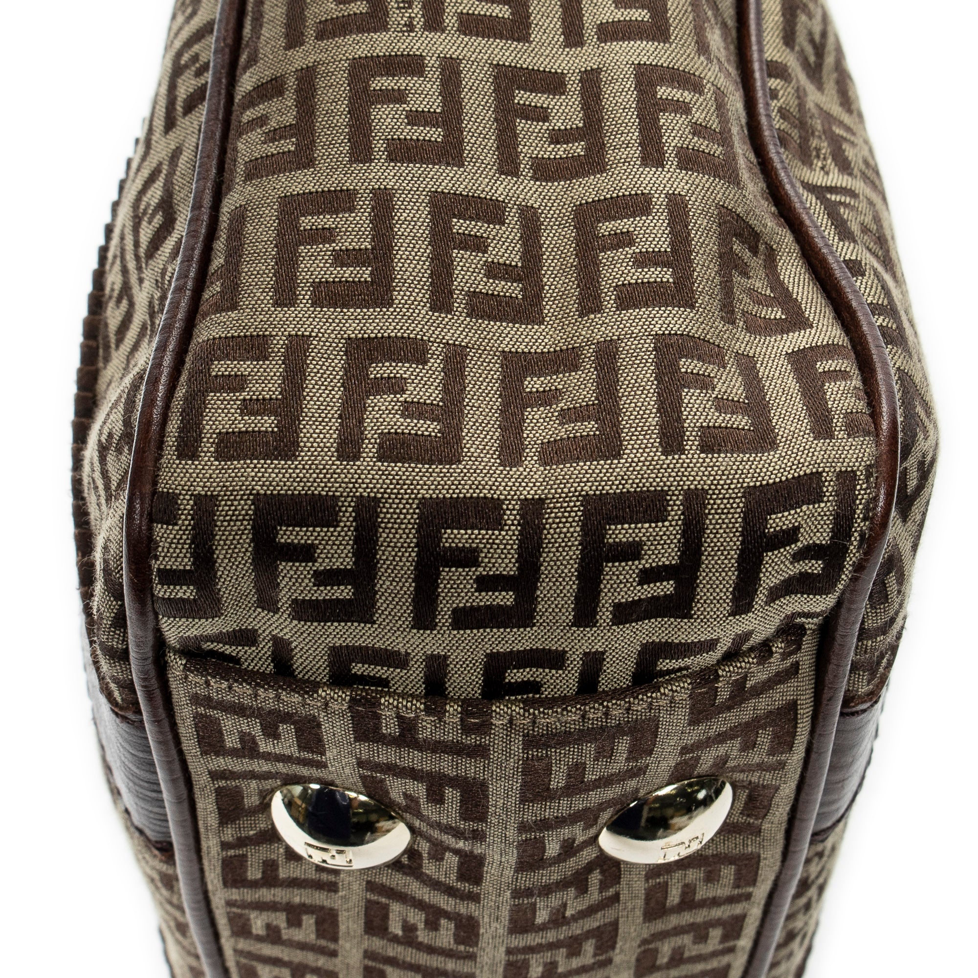 Shoulder bag Medium Open Tote Brown Zucchino Canvas