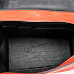 Shoulder bag Medium Trapeze Orange Grained Calfskin Leather