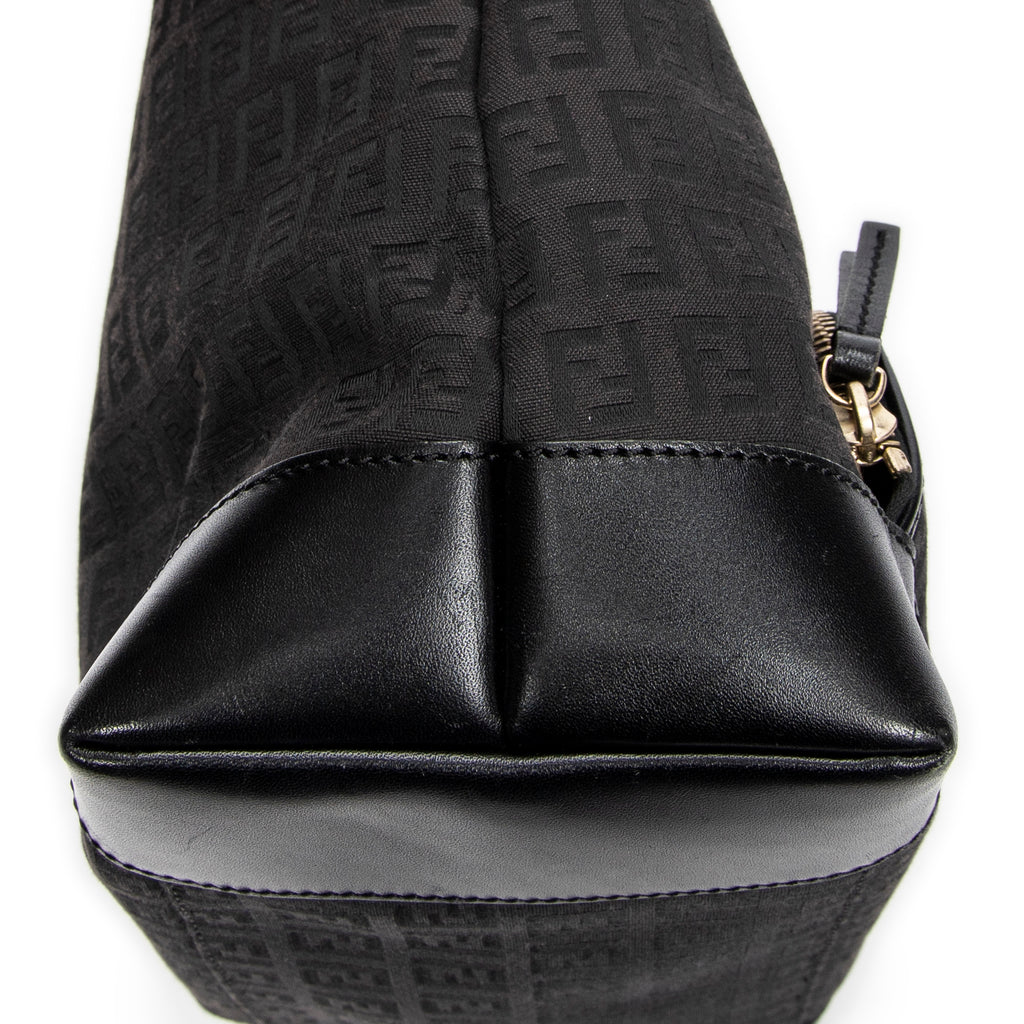 Shoulder bag Front Pocket Hobo Black Zucchino Canvas
