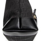 Shoulder bag Front Pocket Hobo Black Zucchino Canvas