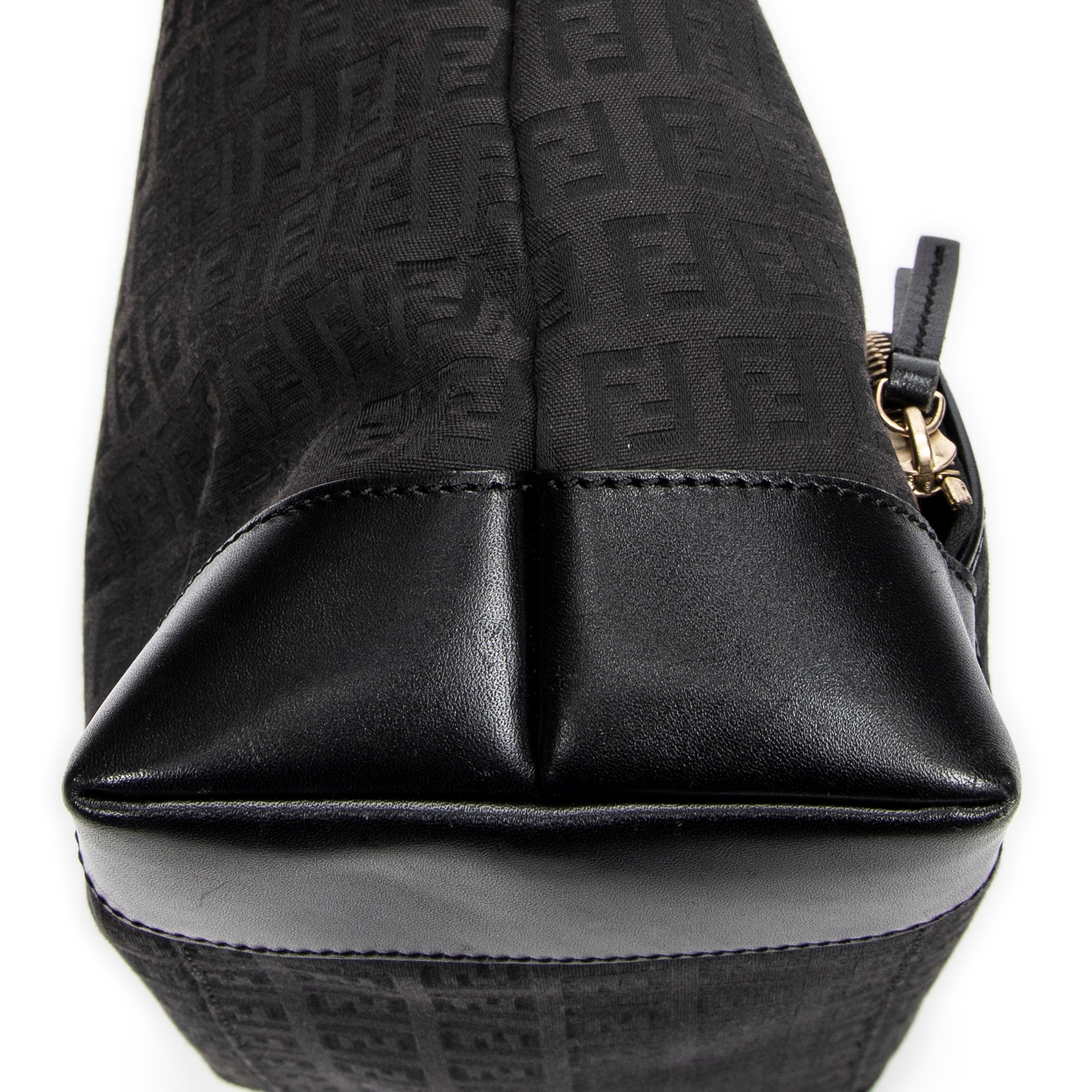 Shoulder bag Front Pocket Hobo Black Zucchino Canvas