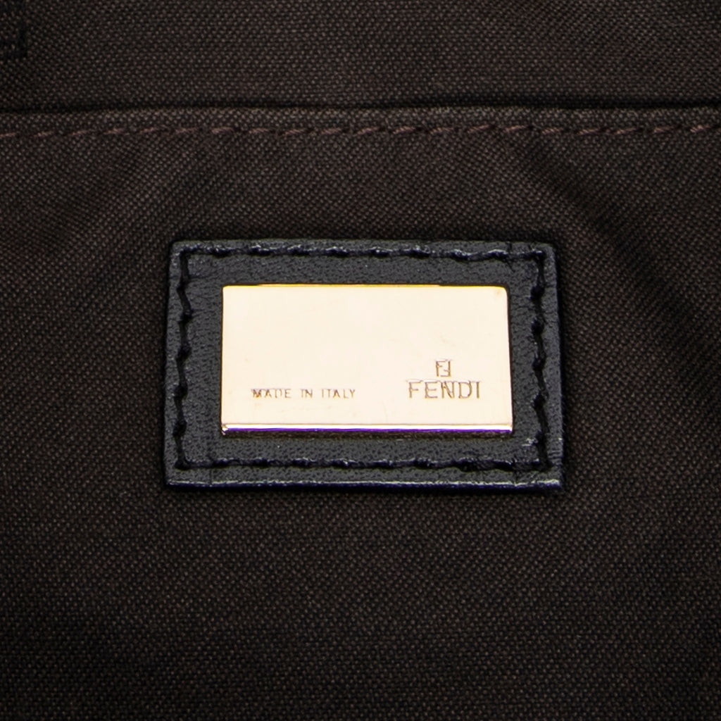 Shoulder bag Front Pocket Hobo Black Zucchino Canvas