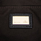Shoulder bag Front Pocket Hobo Black Zucchino Canvas