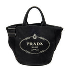 Prada - Cabas Canapa - Noir