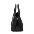 Bandolera pequeña Canapa Tote Lona Canapa negra