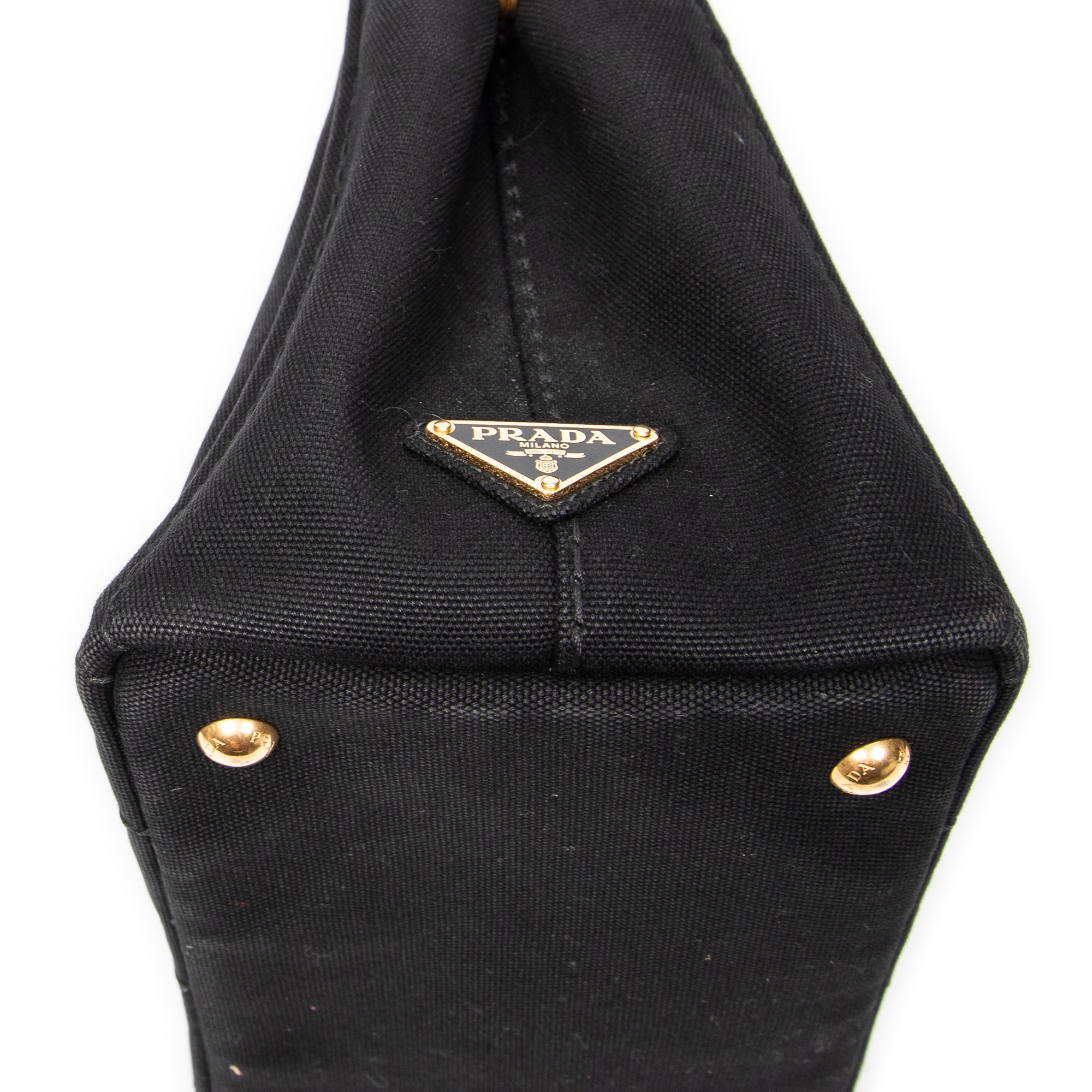 Bandolera pequeña Canapa Tote Lona Canapa negra