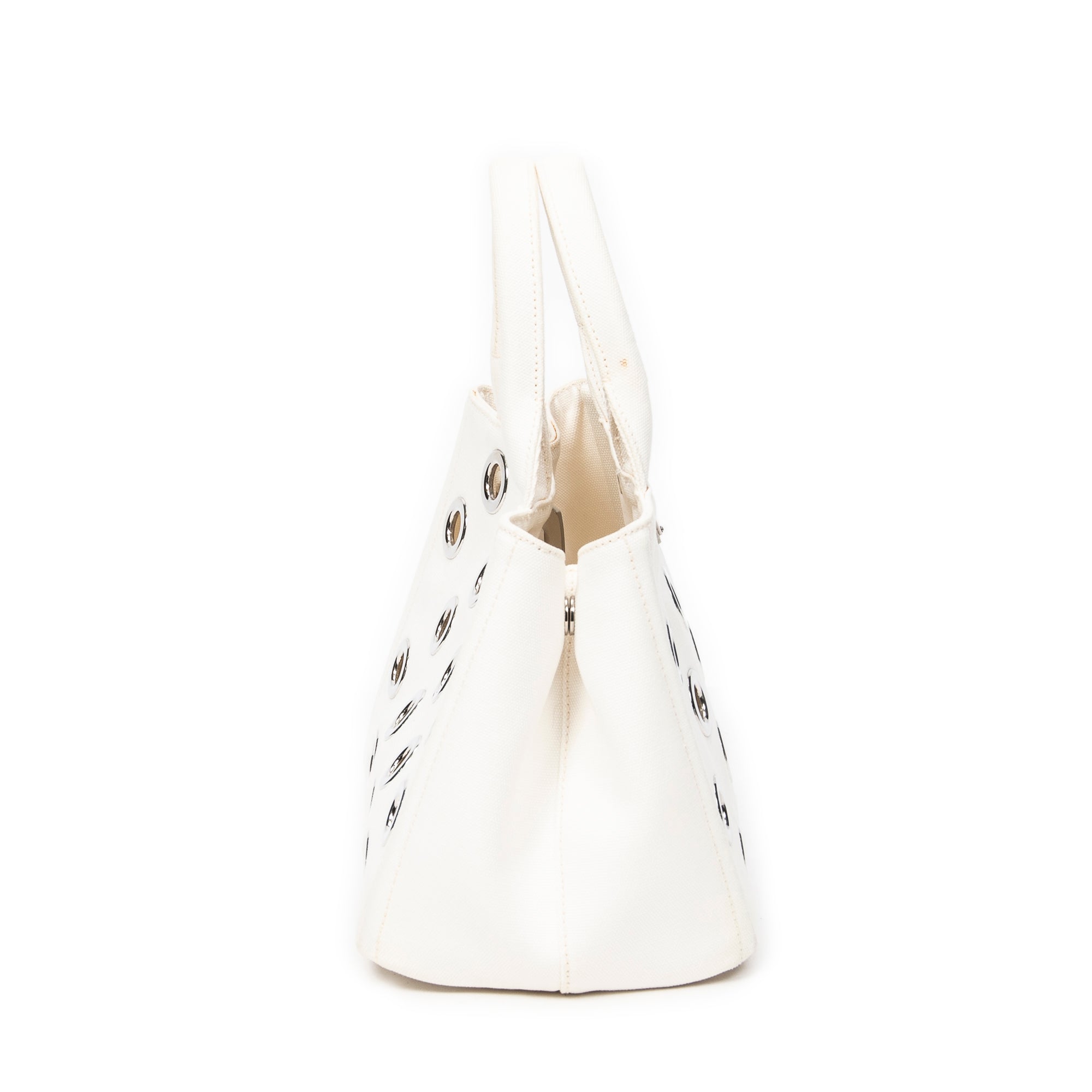 Shoulder bag Small Grommet Canapa Tote Ivory Grommet Canapa Canvas