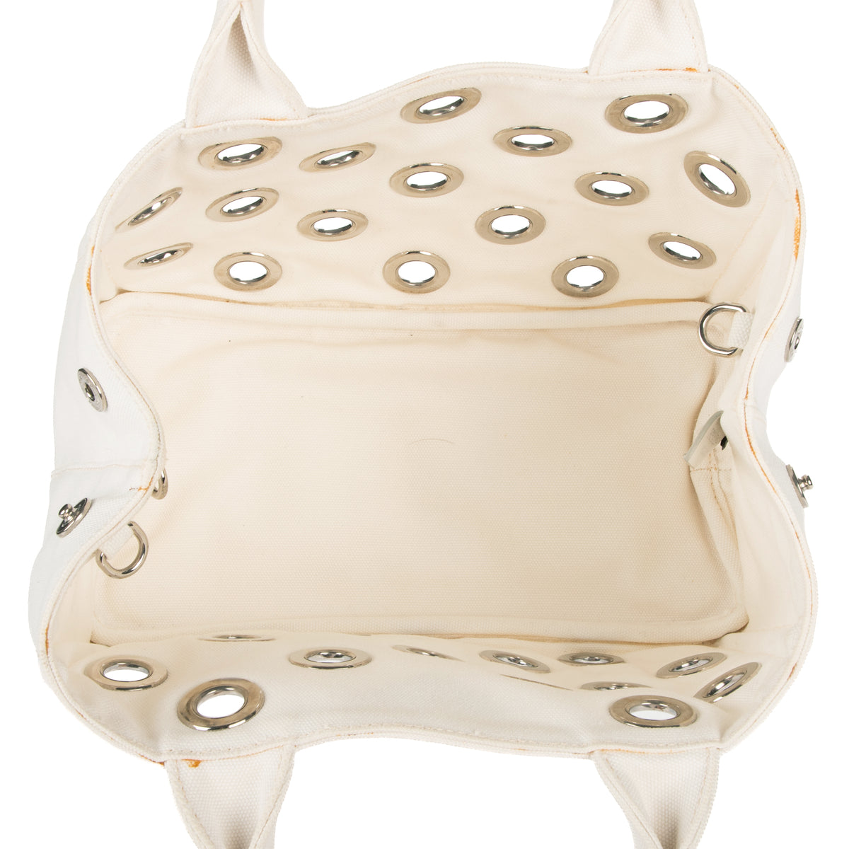 Shoulder bag Small Grommet Canapa Tote Ivory Grommet Canapa Canvas