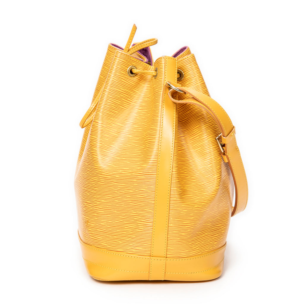 Shoulder bag Noe GM Yellow Epi