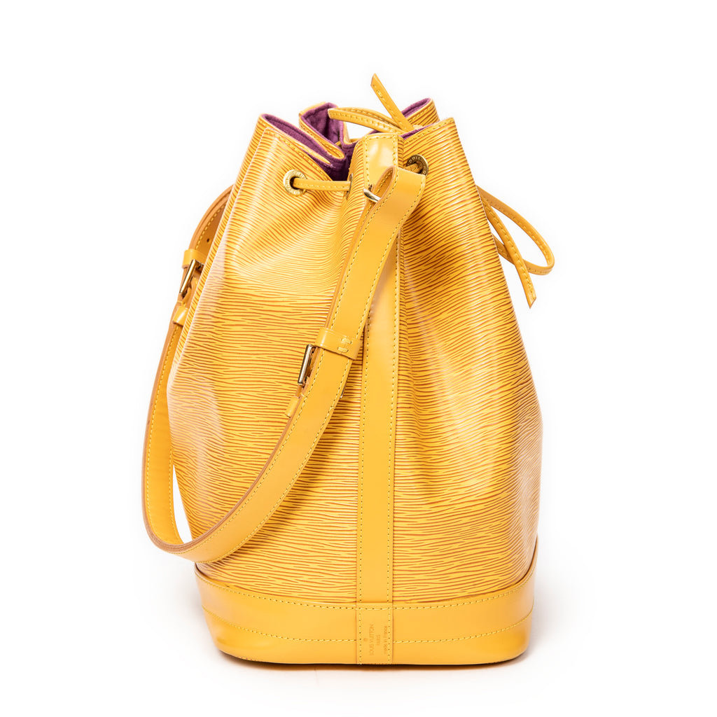 Shoulder bag Noe GM Yellow Epi