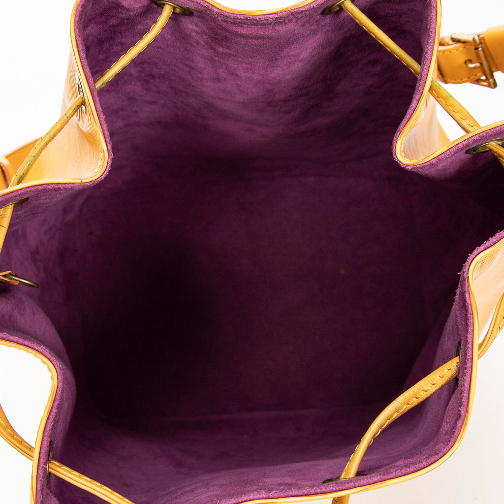 Shoulder bag Noe GM Yellow Epi