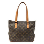 Shoulder bag Cabas Piano Brown Monogram Canvas