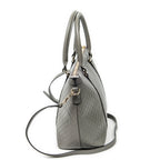 Shoulder bag Convertible Satchel Grey Microguccissima Leather