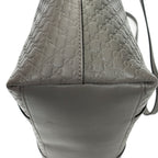 Shoulder bag Convertible Satchel Grey Microguccissima Leather