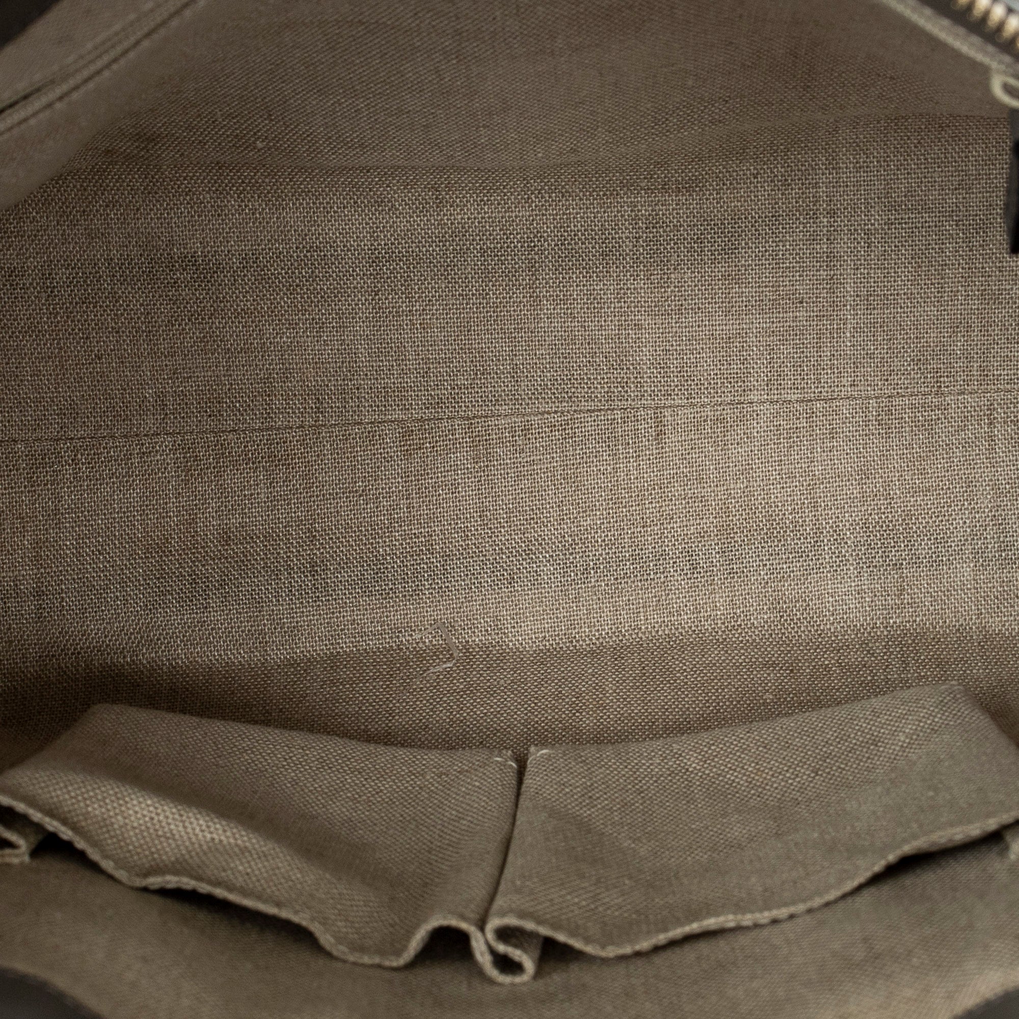 Shoulder bag Convertible Satchel Grey Microguccissima Leather
