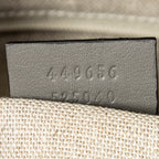 Shoulder bag Convertible Satchel Grey Microguccissima Leather