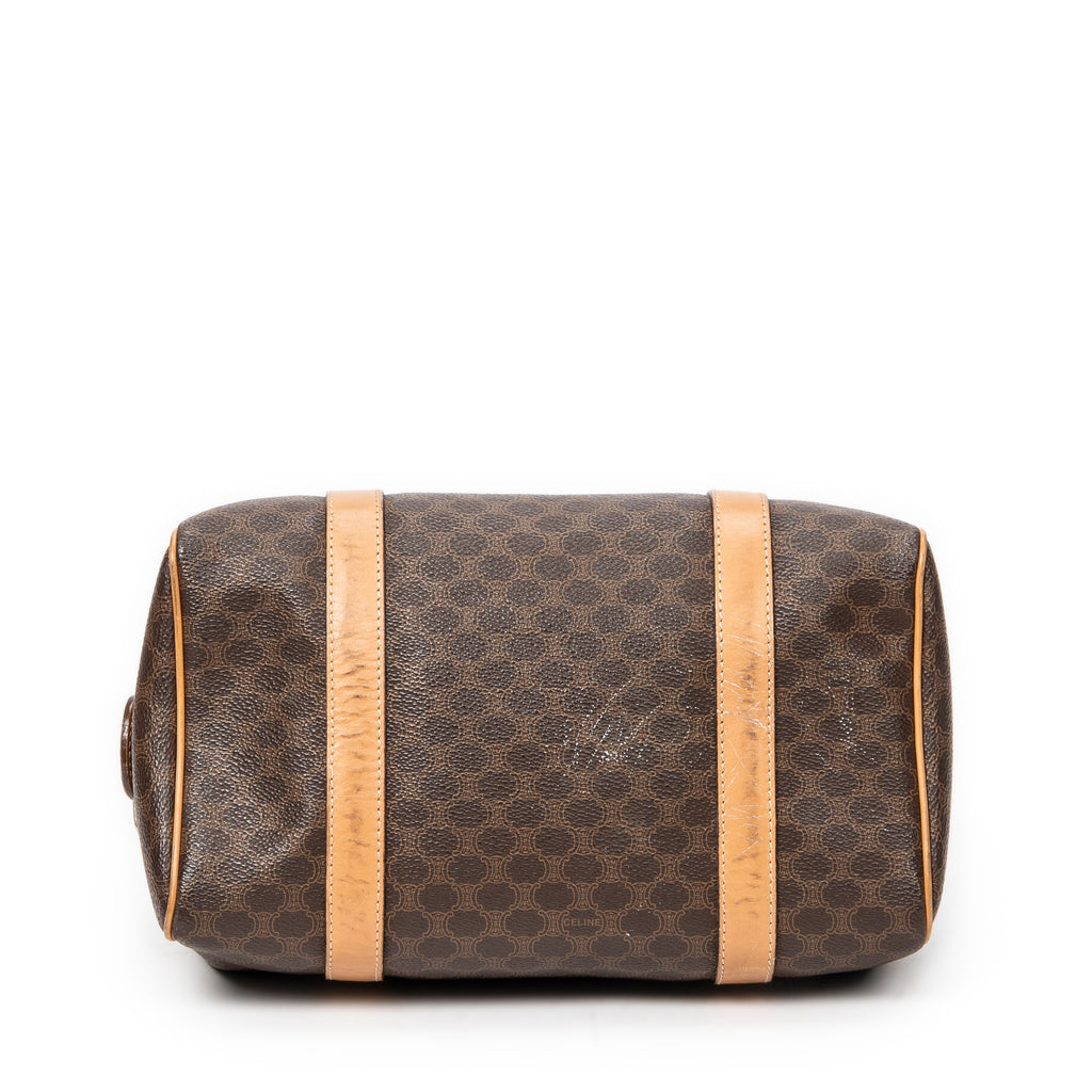 Celine - Mini Boston Vintage - Marron/Beige