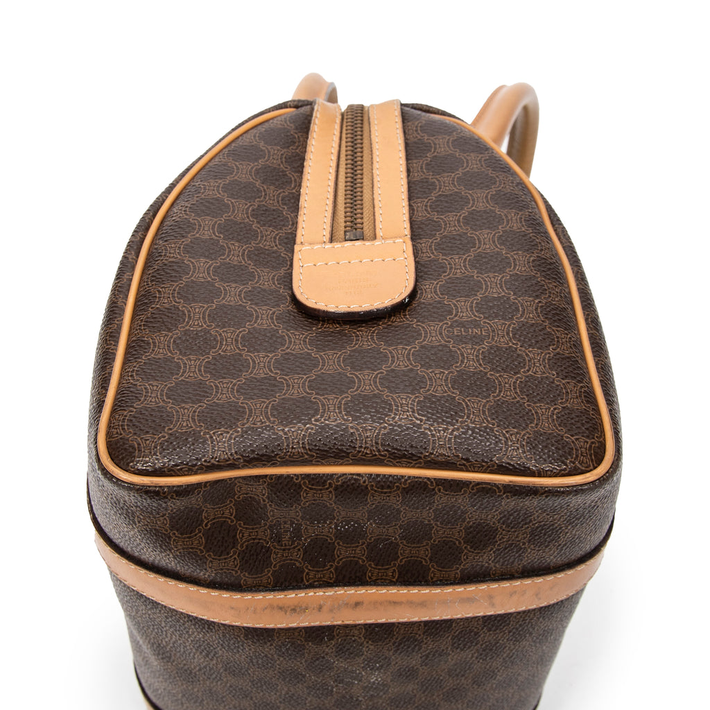 Celine - Mini Boston Vintage - Marron/Beige